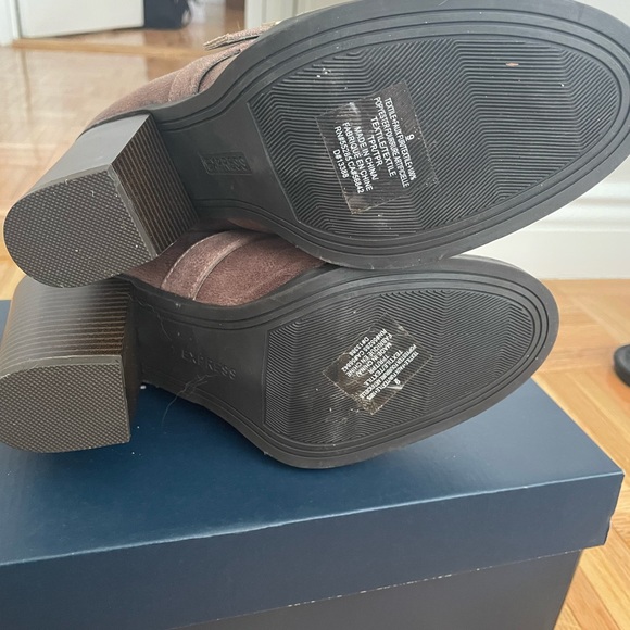 Express Sherpa Lace up Booties - Picture 4 of 5